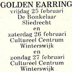 Hitkrant magazine February 25, 1977 concert agenda